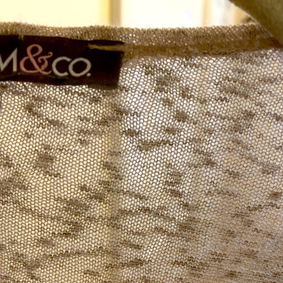 Light cardigan in beige in Large size - Picture 4 of 5